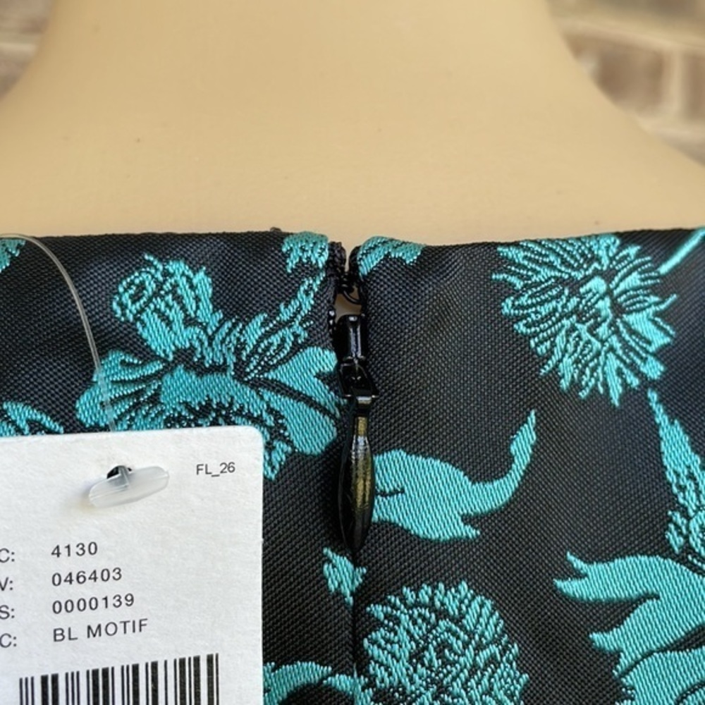 Anthropologie x Hutch Floral Jacquard Cut Out Mini Dress NWT - Size 4 - Picture 9 of 16
